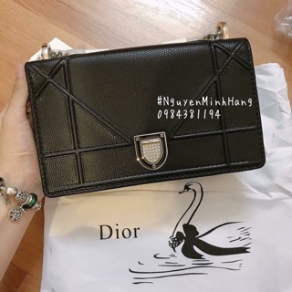 Túi dior đen sz 22,18