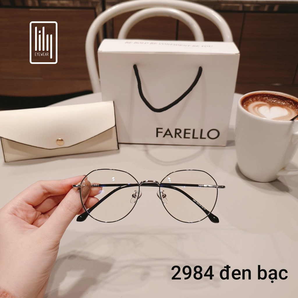 Gọng kính cận nữ Lilyeyewear kim loại, mắt tròn, nhiều màu - Y2984 #7