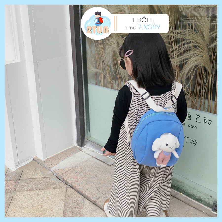 Balo đi học cho bé mẫu giáo 1-4 tuổi hình thỏ đáng yêu TẶNG QUÀ xinh 2TUB M13