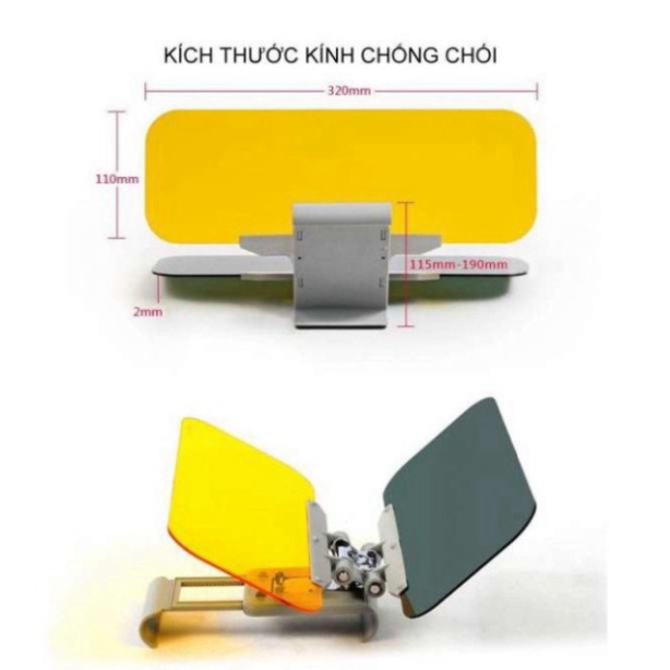 Kính lái xe ô tô chống chói lóa cả ban ngày và ban đêm