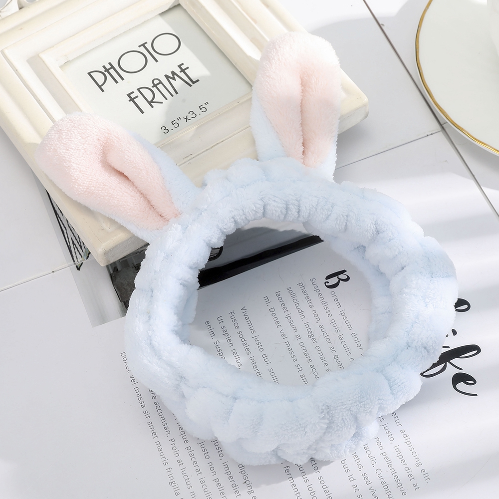 Băng đô HAIMEIKANG tai thỏ dễ thương phong cách Hàn Quốc