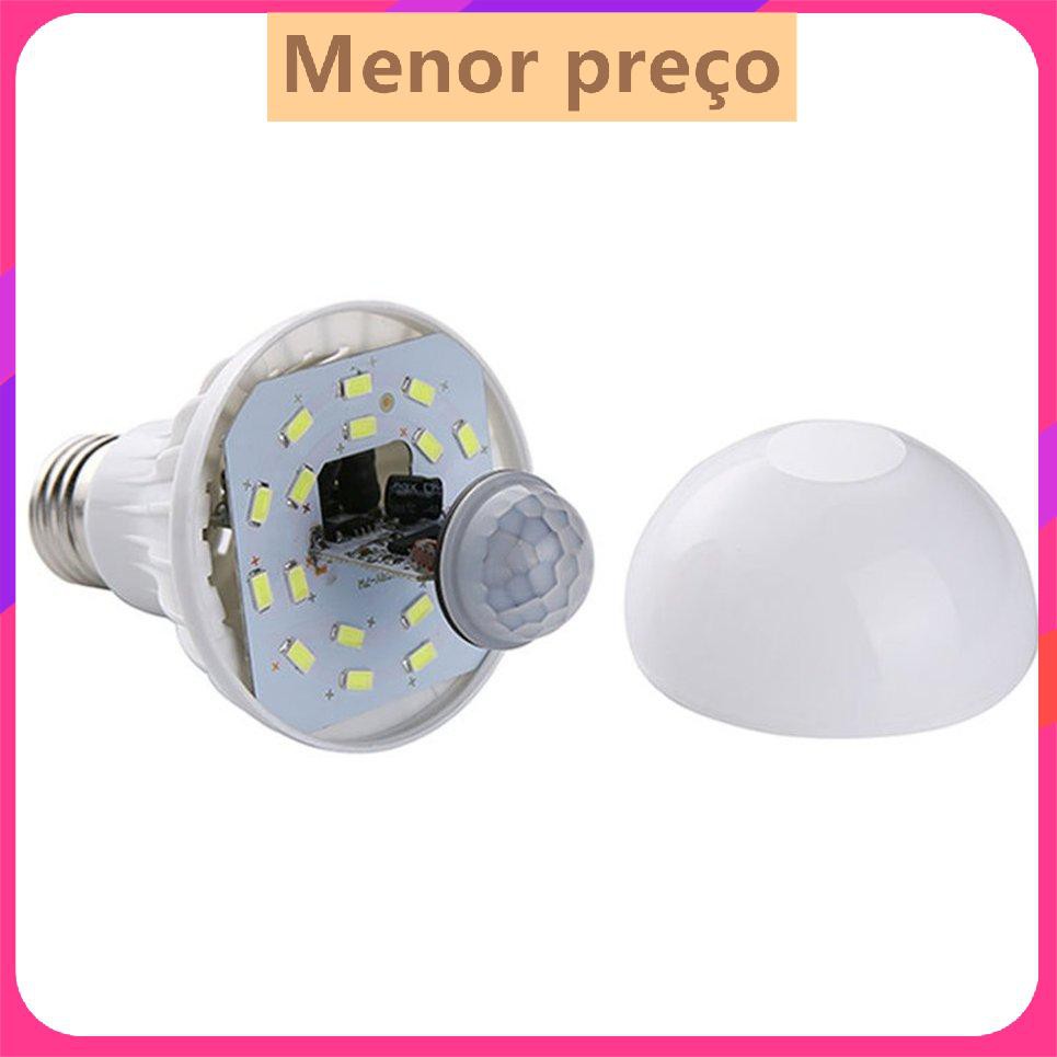 E27 LED cảm biến hồng ngoại Ánh sáng đèn cảm ứng con người Đèn LED bóng đèn tường