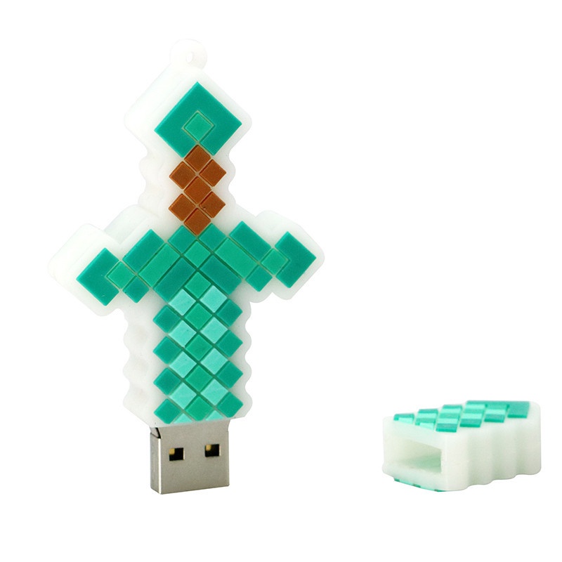 USB dung lượng 256Gb 128Gb 8Gb 16Gb 32Gb 64Gb hình cây kiếm hoạt hình