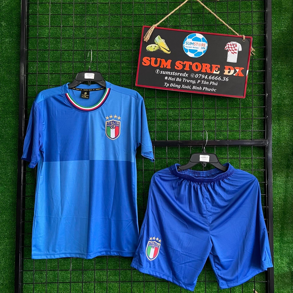 Quần Áo Bóng Đá Italia 2022 SV - Áo Đấu Hot, Cực Đẹp