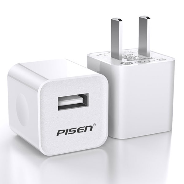 Cốc sạc mini Pisen TS-V051 Charge 1A - sạc điện thoại (Trắng) Nhất Tín Computer