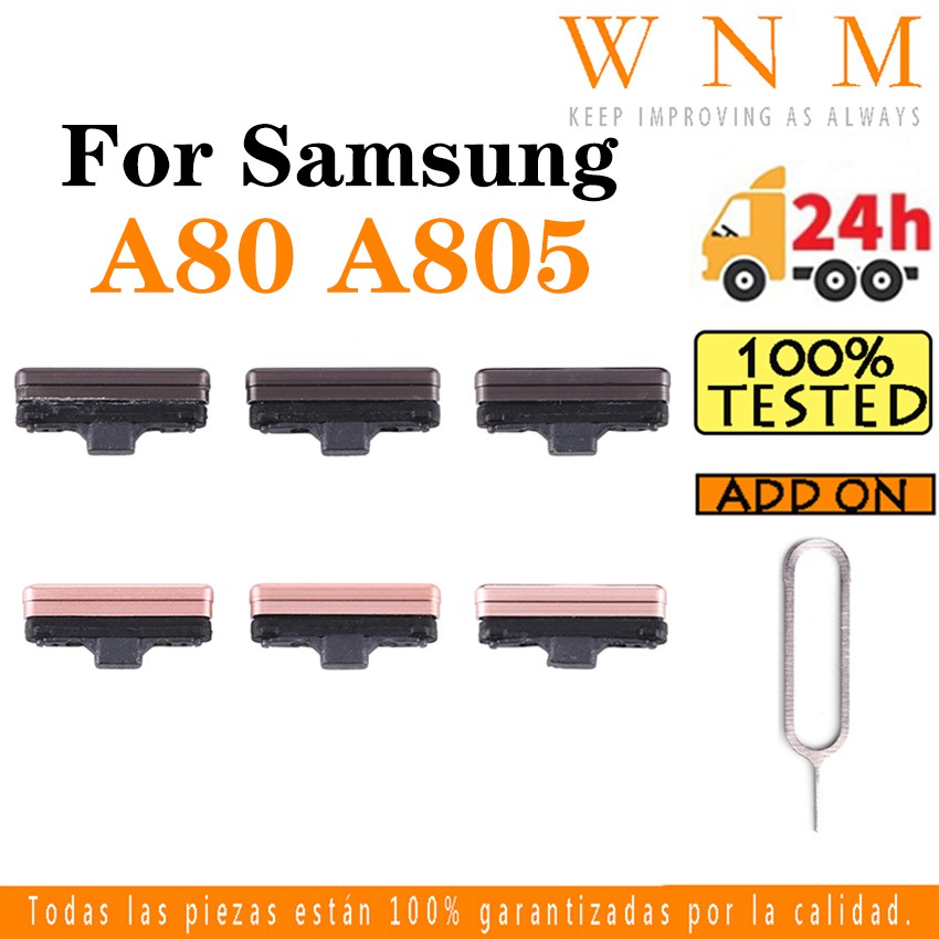 1 Bộ Nút Nguồn + 3 Nút Bấm Thay Thế Cho Samsung Galaxy A80 A805 SM-A80