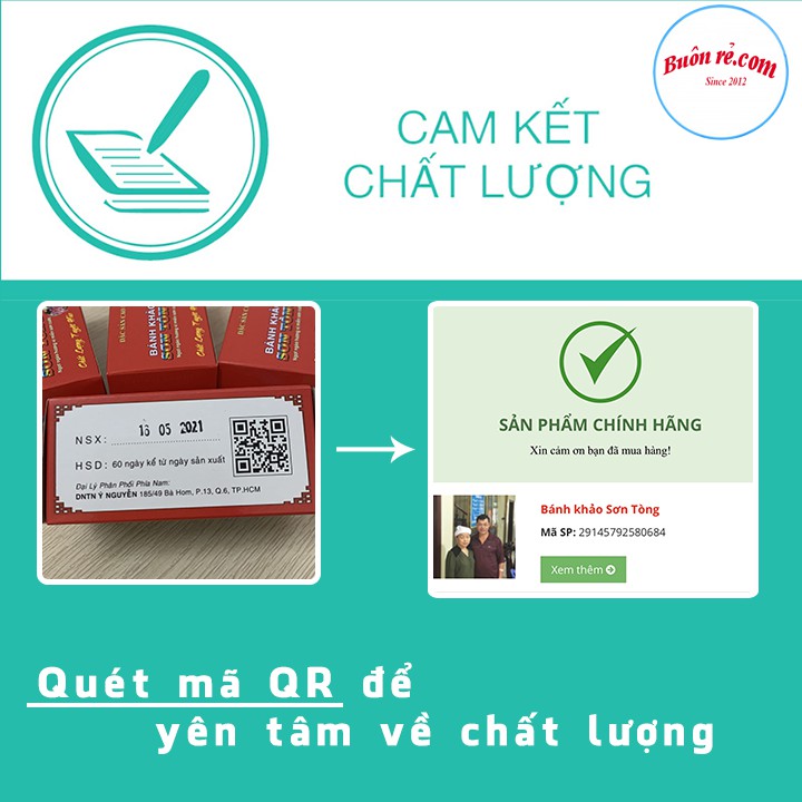 (Mẫu mới) Hộp 1 phong Bánh khảo Sơn Tòng - đậm đà hương vị Cao Bằng Buôn Rẻ 00025