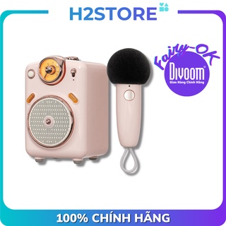 Loa Bluetooth Divoom Fairy-Ok công suất 10W kết hợp micro karaoke đa năng