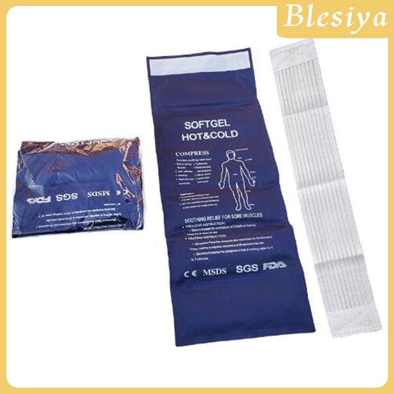 [Hàng mới về] Túi gel chườm nóng lạnh có thể tái sử dụng với dây đai quấn co giãn tiện dụng