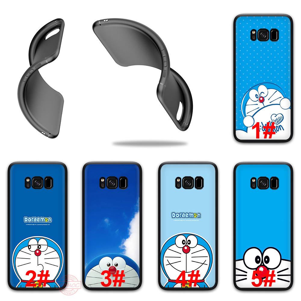 Ốp lưng in hình Doraemon nhiều mẫu mã cho điện thoại Samsung Galaxy Note 9 8 S10 S9 S8 Plus S7 Edge