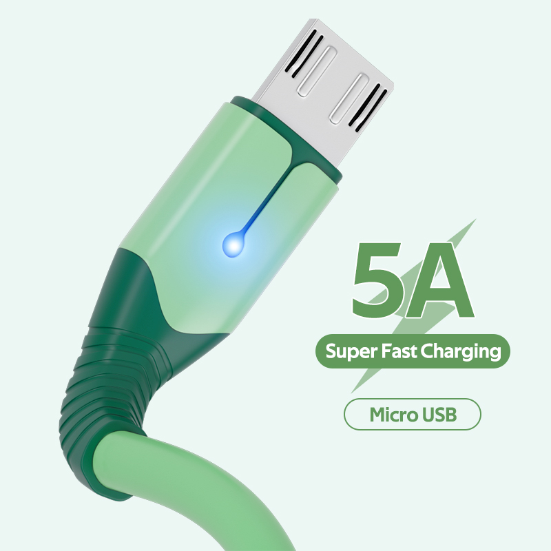 Cáp Sạc Micro Usb Type C 5a Cho Samsung Xiaomi