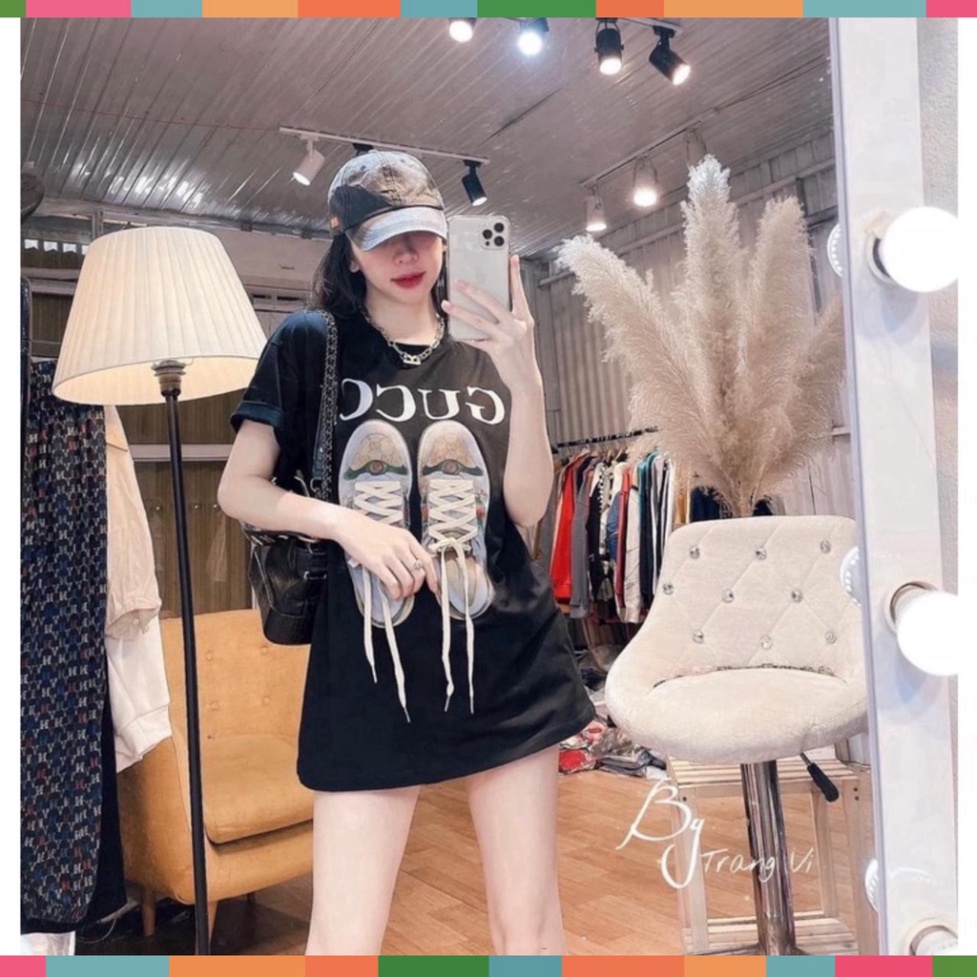 Áo thun nam nữ GC Đôi Giày, Áo thun unisex tay lỡ 3158 ullzang form rộng oversize chất liệu Cotton xịn dày dặn A3 | BigBuy360 - bigbuy360.vn