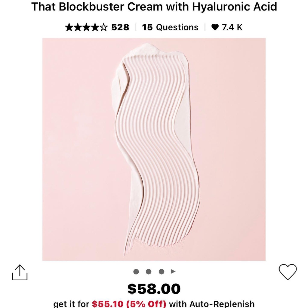Kem dưỡng mini JLo Beauty That Blockbuster Wonder Cream with Hyaluronic Acid Mini 7.5ml.