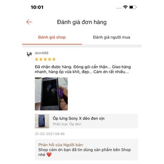 Ốp lưng Sony X dẻo đen xịn