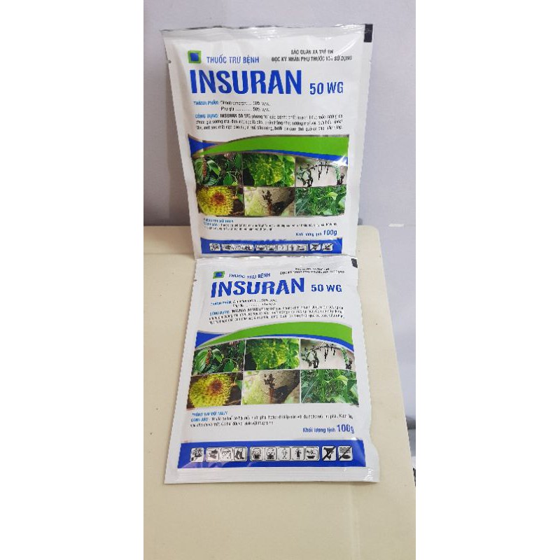 Thuốc trừ nấm nội hấp INSURAN 50WG 100gr