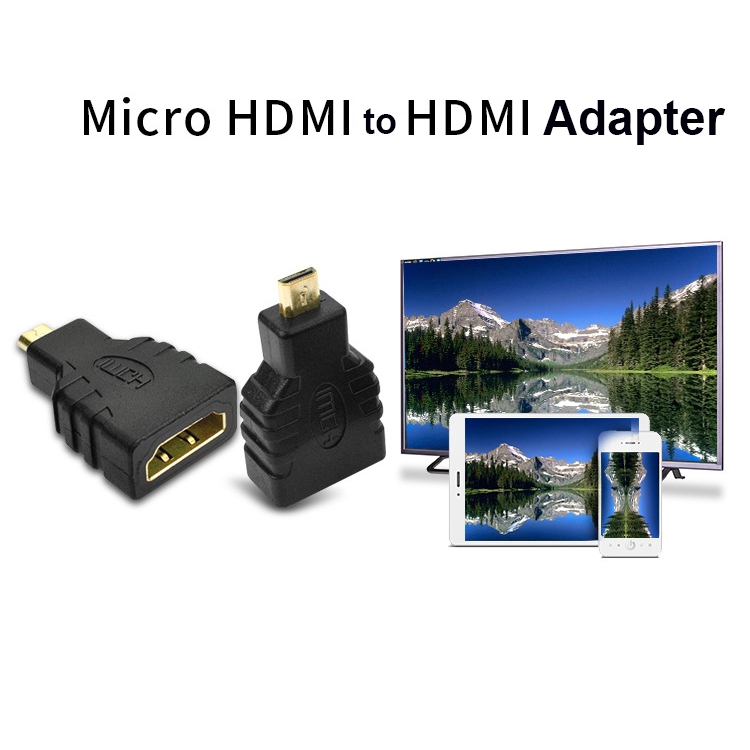 Bộ chuyển đổi 2 đầu từ Micro HDMI sang HDMI chuẩn 1080P kết nối tín hiệu hình ảnh