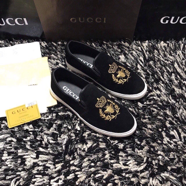 giầy lười nam, thêu ( lười thêu đen ) | BigBuy360 - bigbuy360.vn