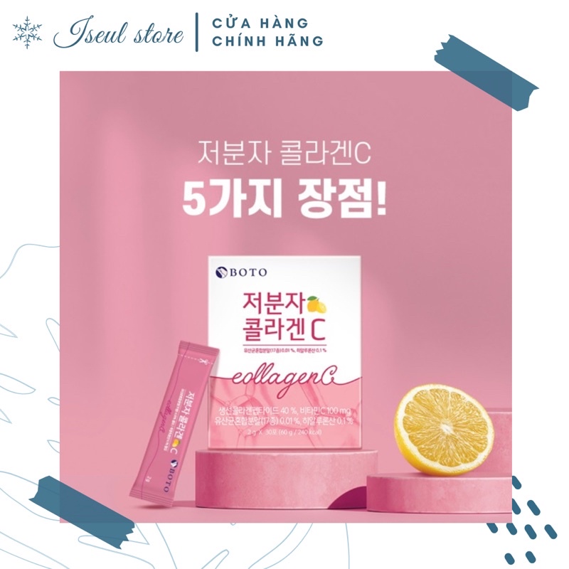 [CHÍNH HÃNG] Collagen Boto vị chanh thơm ngon