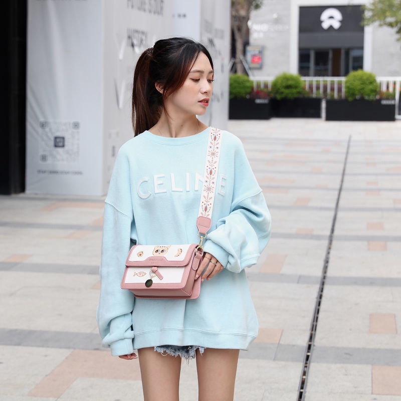 Túi Đeo Vai Hình Vuông Cỡ Nhỏ Dễ Thương Thời Trang Cho Nữ