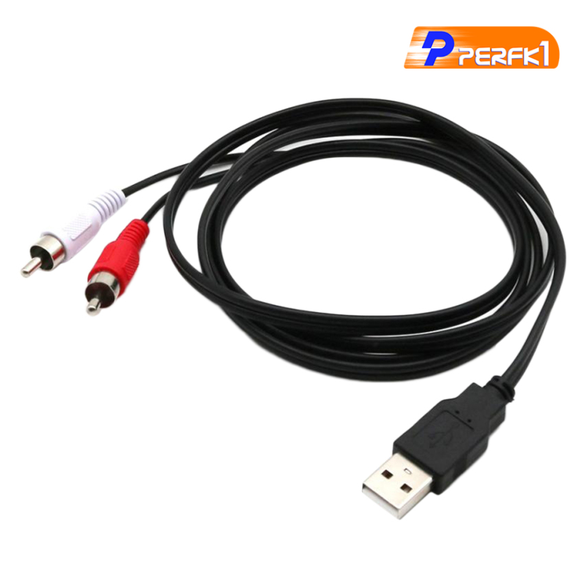 Cáp Chuyển Đổi 1.5m Usb 2.0 Female Sang 2x Rca Male Video A / V