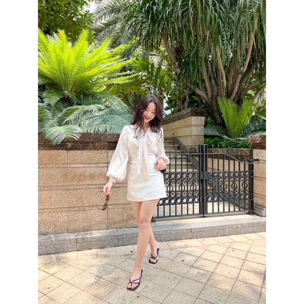 Chân váy chữ A Tarta thanh lịch LUCETFASHION Tulip Skirt