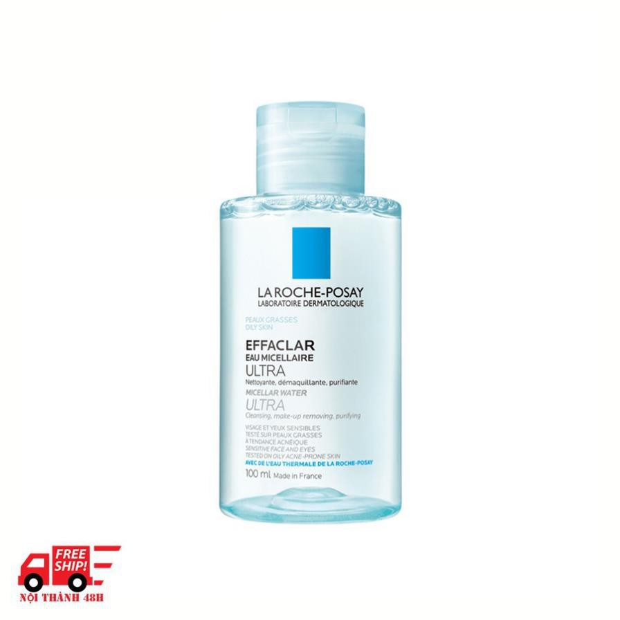 La Roche Posay Nước Tẩy Trang Dành Cho Da Dầu Mụn Effaclar Micellar Water Ultra Oily Skin (100ml - 200ml - 400ml)