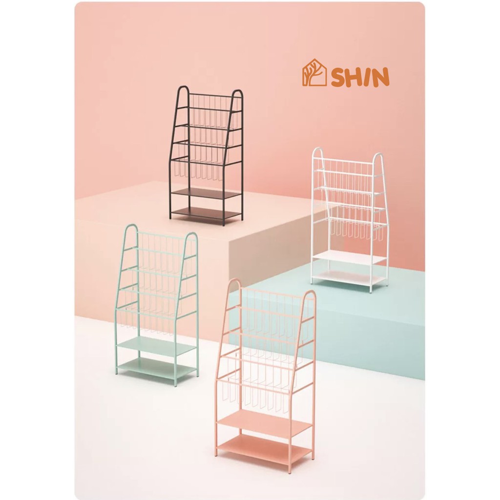 [Xả kho] Kệ sách cho bé SHIN kệ sắt sơn tĩnh điện
