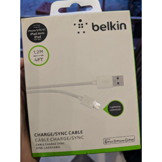 Cáp Sạc Lightning Belkin MIXIT↑™ F8J023bt2M MFi 2 Mét - Nhà Phân Phối Chính Thức