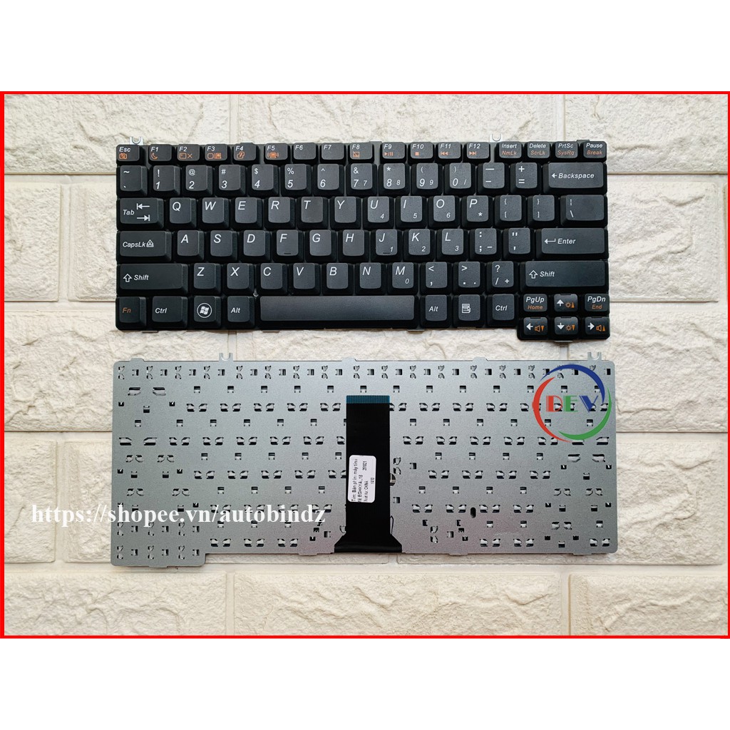 Bàn Phím Laptop IBM - Lenovo 3000 G400 Y410 G410 G450 (màu Đen) Nhập Khẩu - Bảo Hành Đổi Mới Uy Tín