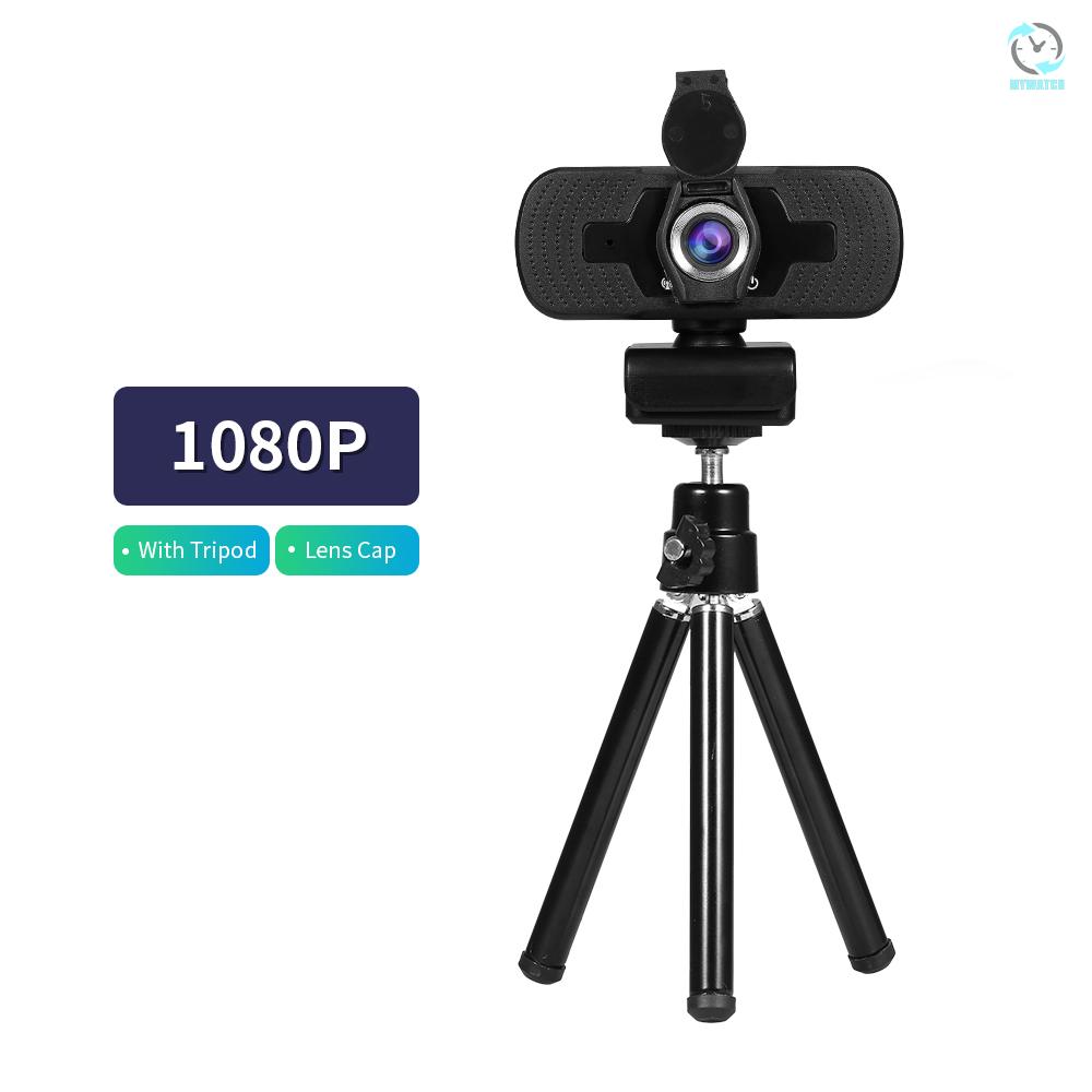 Webcam M 1080p Hd Cổng Usb Kèm Nắp Đậy Và Chân Đứng Cho Máy Tính Tv