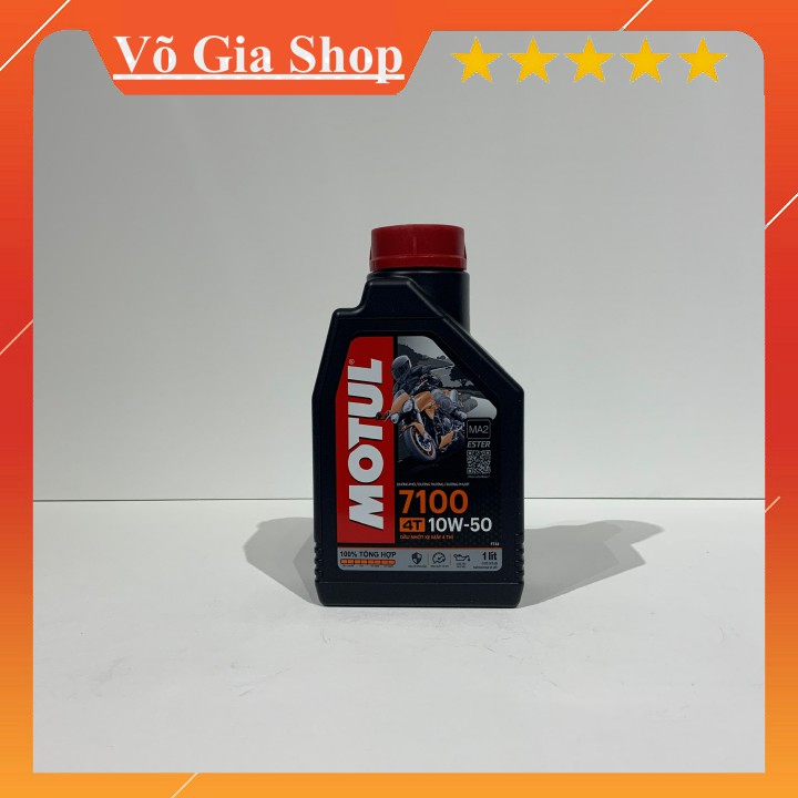 Nhớt Motul 7100 4T 10w50 - Nhớt 100% tổng hợp cao cấp xe số gốc ESTER Touing