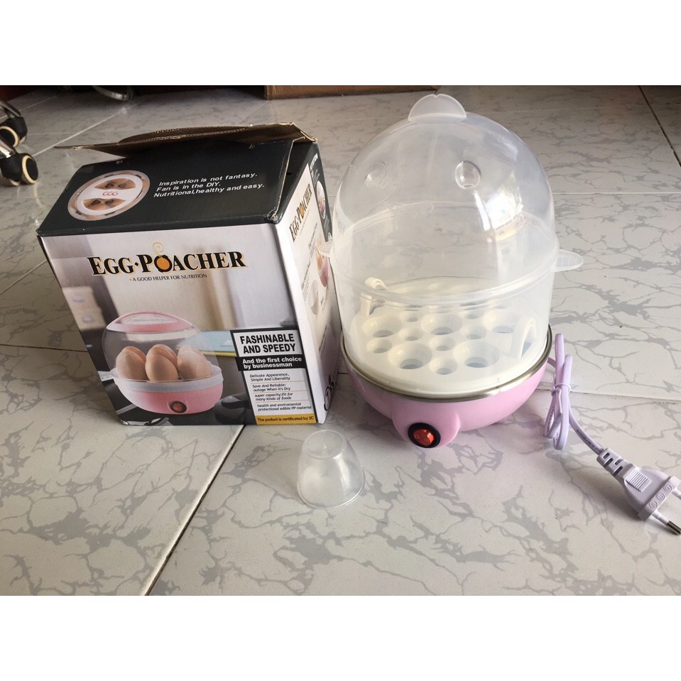 Máy luộc trứng và hấp thực phẩm Mini Egg - 2 tầng - pa-618