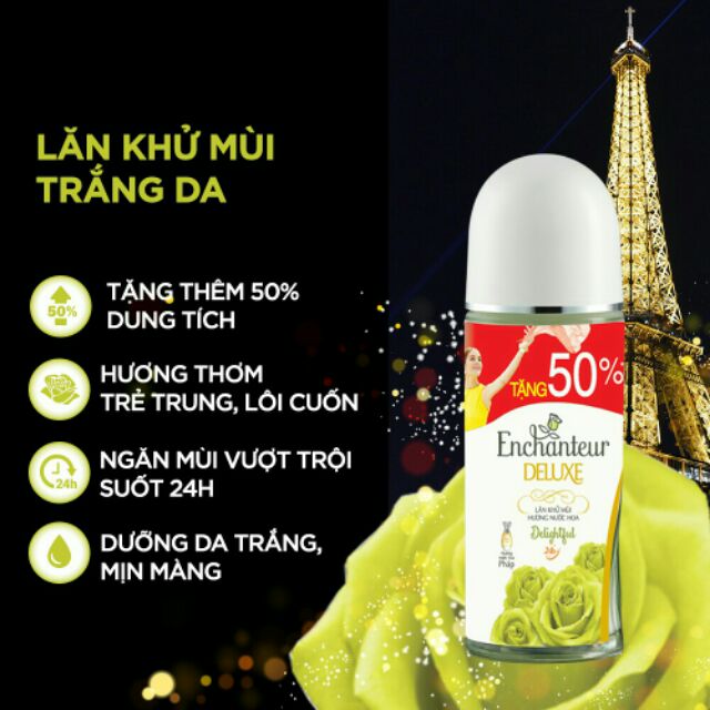 Lăn khử mùi nước hoa Delightful 75ml