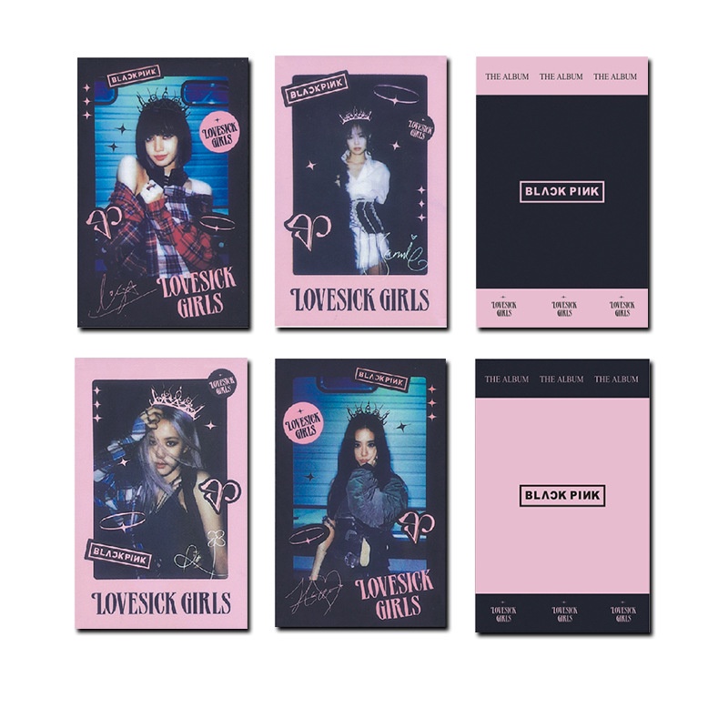 Blackpink album thẻ blackpink thẻ đặc biệt thẻ nhỏ chính thức với cùng một đoạn fanmade