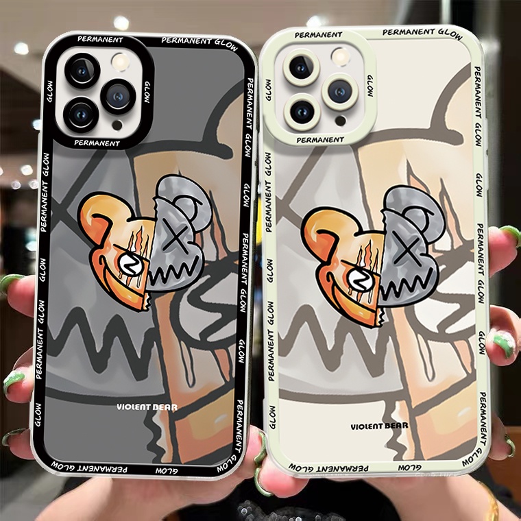 Ốp Điện Thoại Silicon TPU Mềm Trong Suốt Chống Sốc Thời Trang Cho iPhone 14 13 12 11 Pro XS Max X XR 8 7 6 6S 14 Plus