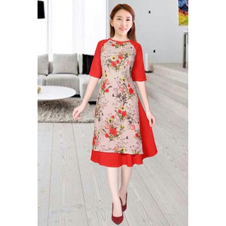 🔖 Giảm Giá Sâu 🔖 Áo dài cách tân phối váy - KV1683K17