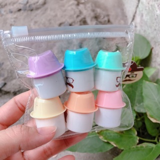 Bút dạ quang hình cute vĩ 6 cây