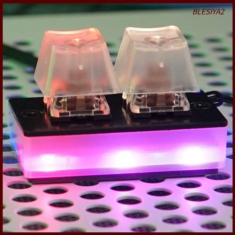 Bàn phím 2 nút có đèn nền RGB để chơi game tiện lợi