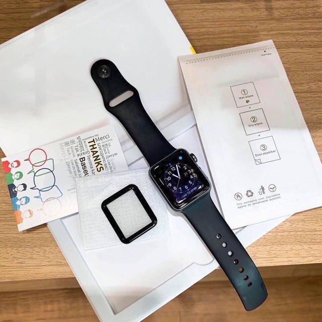 Kính cường lực Baseus mới nhất cho Apple Watch cực đẹp, dán mà như không dán