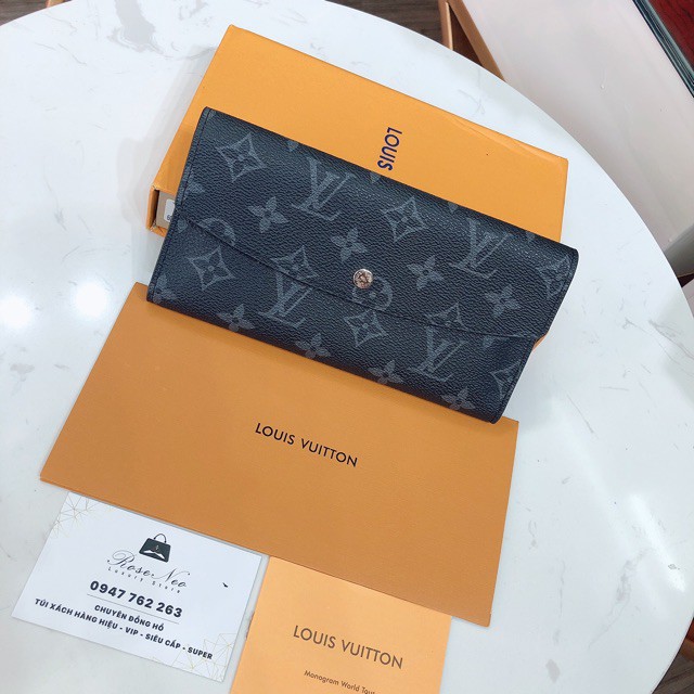 [Ảnh thật] Ví nam LV SUPER VIP‼️fullbox Louis Vuitton dáng dài cầm tay nam nữ đều đùng được