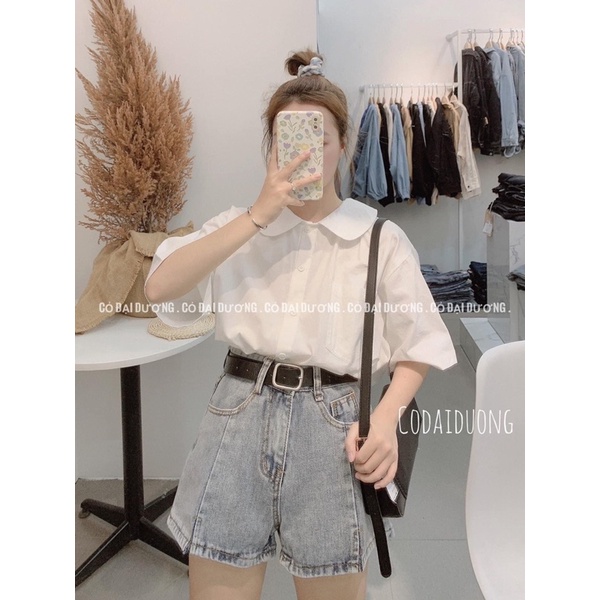 Sơ mi tay cộc cổ sen style Thái Len | BigBuy360 - bigbuy360.vn