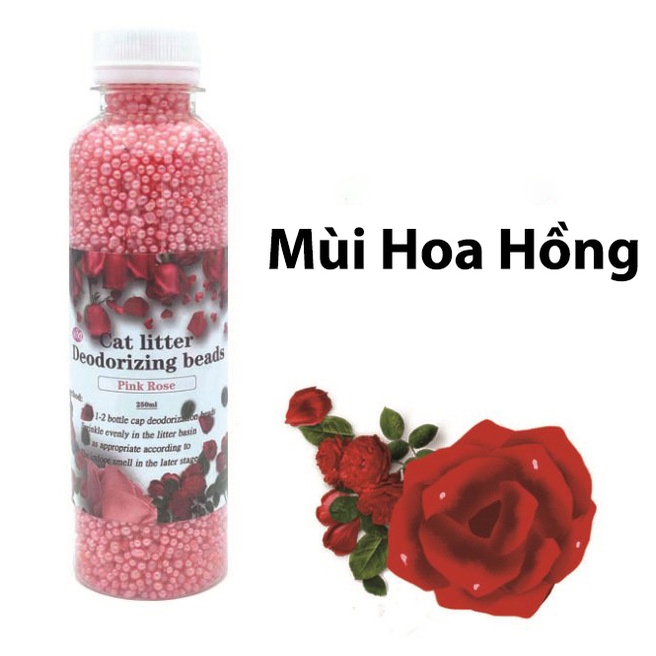 Hạt Khử Mùi Phân Mèo - Hạt Khử Mùi Cát Vệ Sinh Cho Mèo Lưu Hương Thơm