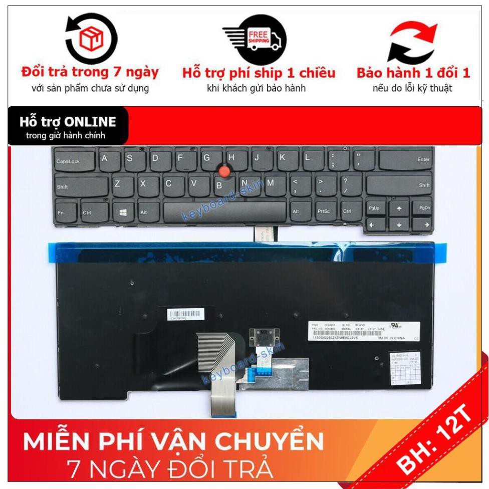 [Mã 267ELSALE hoàn 7% đơn 300K] [BH12TH] ⚡Bàn phím laptop Lenovo ThinkPad T450 T450s L450