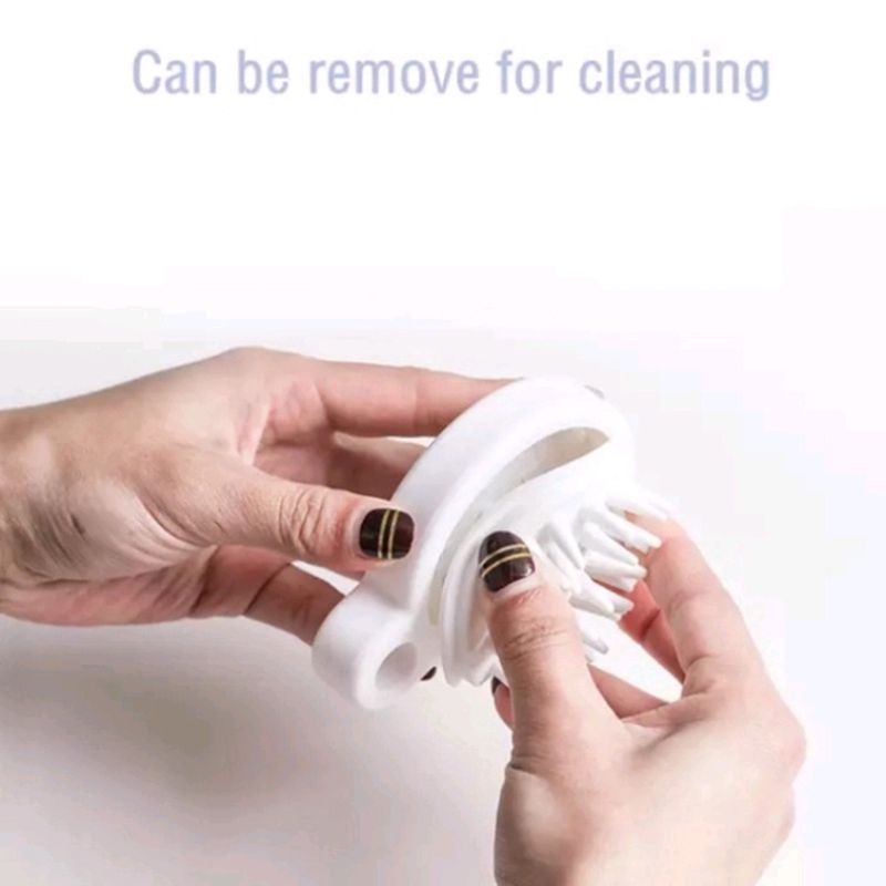 Lượt Gội Đầu Bằng Silicon Massage Da Đầu Giảm Rụng Kích Thích Mọc Tóc