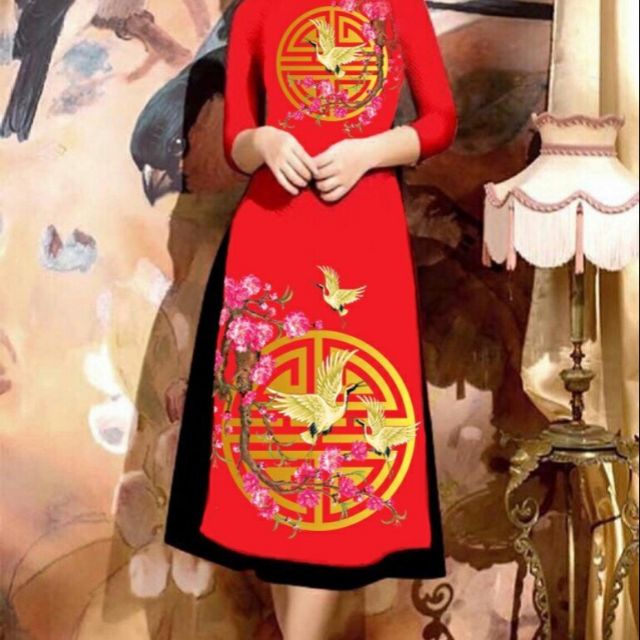 SÉT ÁO DÀI VỀ ĐỦ SIZE M L XL XXL 3XL