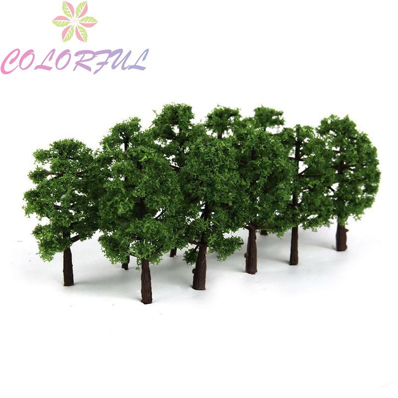 Set 20 mô hình cây giả mini trang trí tiểu cảnh