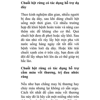 Chuối hột rừng tươi -