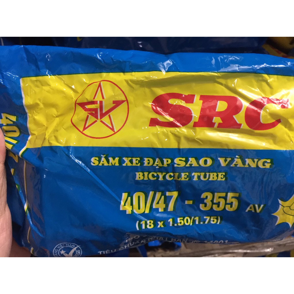 RUỘT (SĂM) XE ĐẠP TRẺ EM SAO VÀNG CÁC CỠ 12, 14, 16,b18