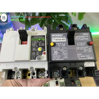 Aptomat ELCB Chống giật 30A-40A-50A- 30mA Nhật bản lắp tổng gia đình