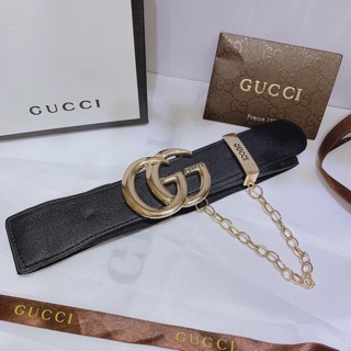 Đai váy / belt hãng bản 4cm gắn xích